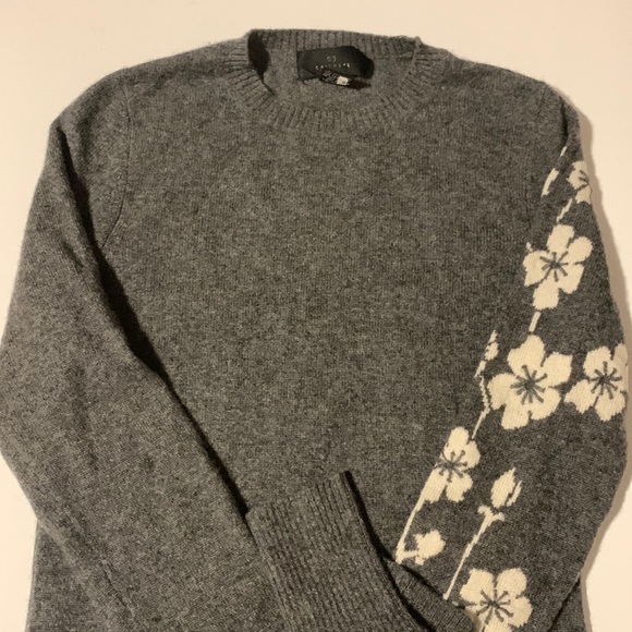C3 Cashmere Gray Sweater Size XS- Great Condition - Picture 1 of 5
